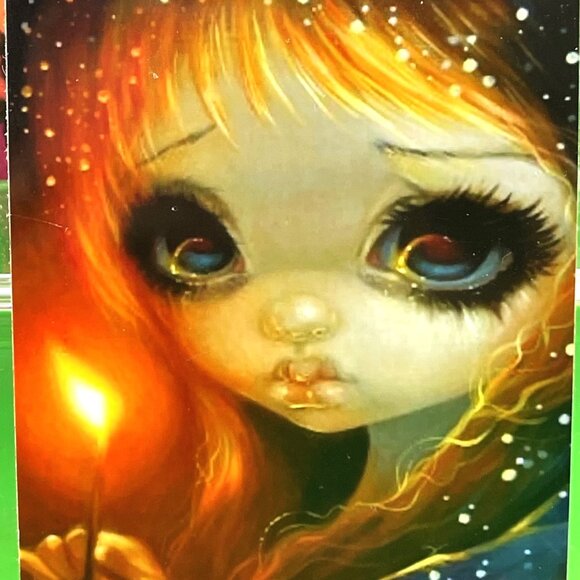 Kitchen Refrigerator Magnet Bundle Handmade Lot of 9 Peace Love Rainbow Flowers - Picture 3 of 11